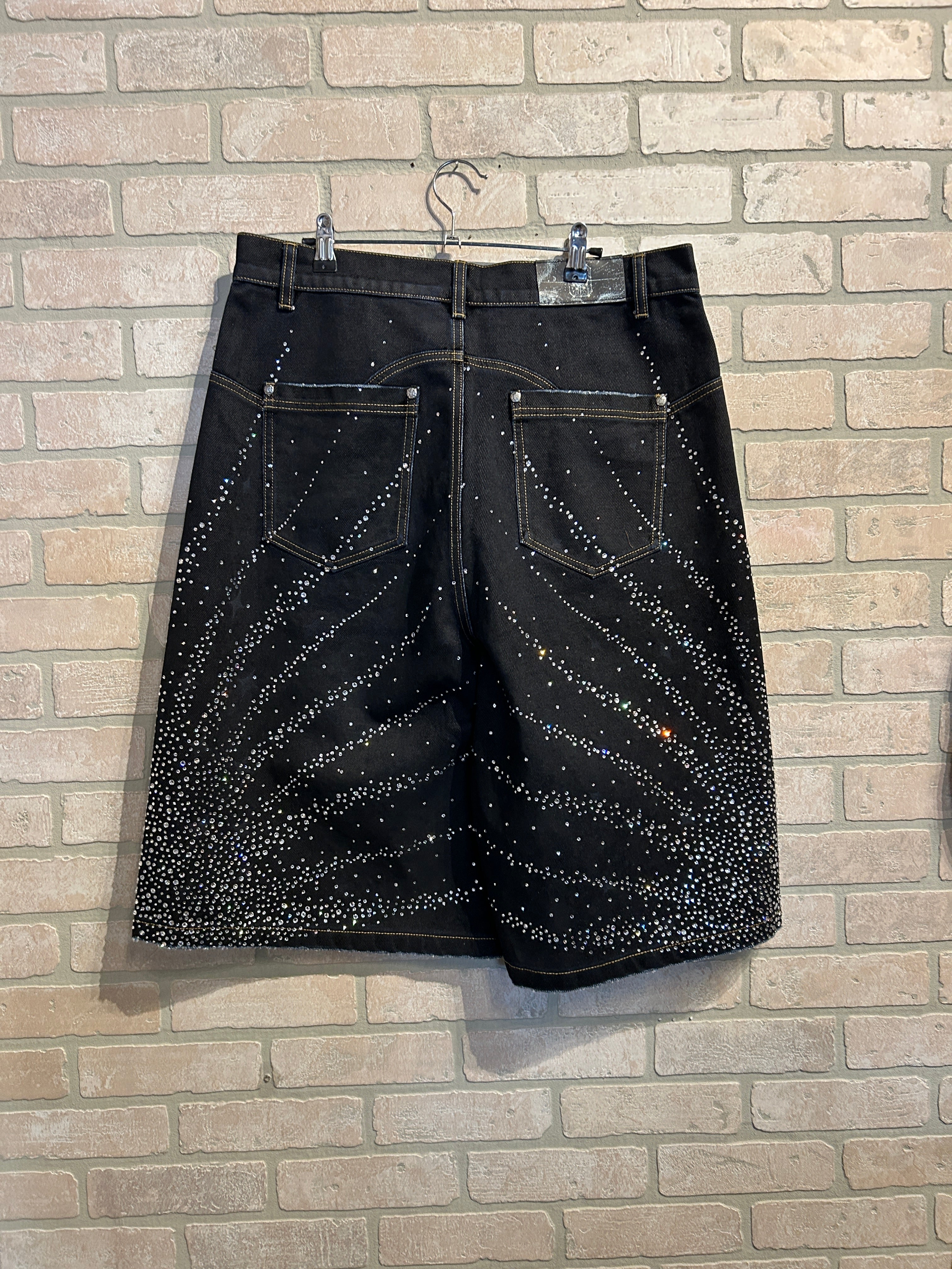 Birth of a Royal Child Crystal Jorts XL