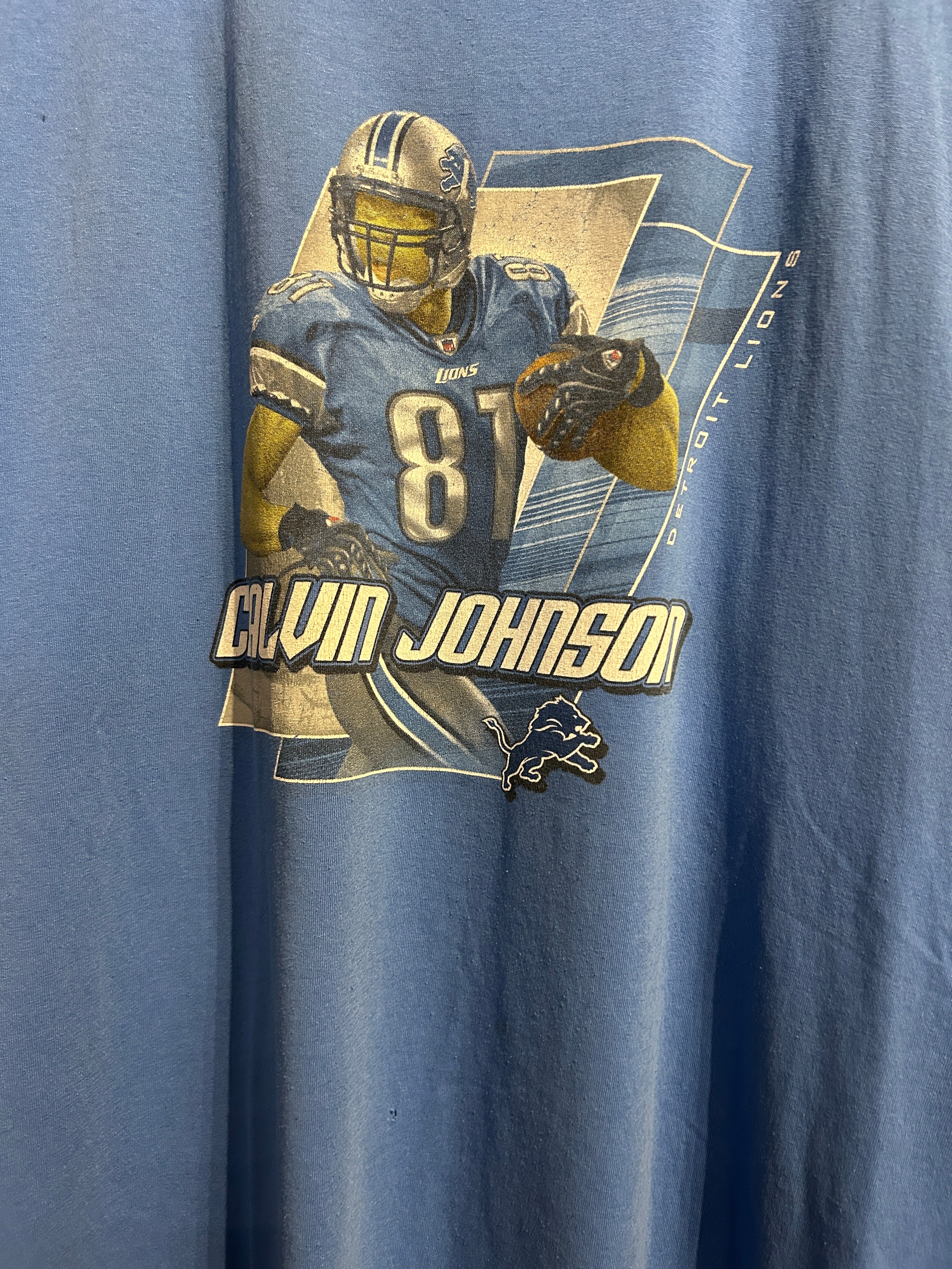 Vintage Calvin Johnson Lions Tee XXL