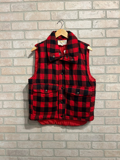 Vintage 80’s Plaid Vest S