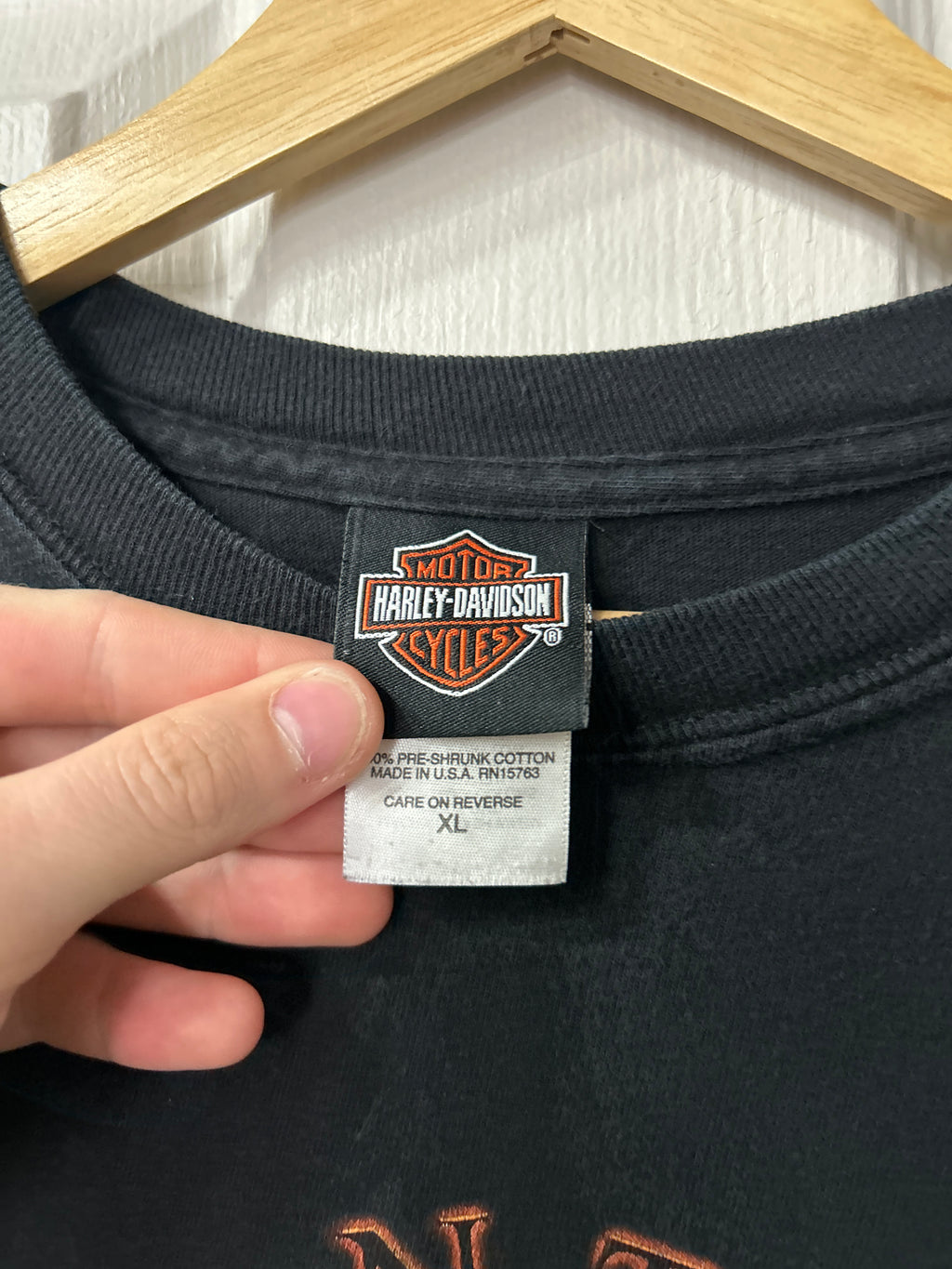 Vintage Flame Harley Longsleeve XL