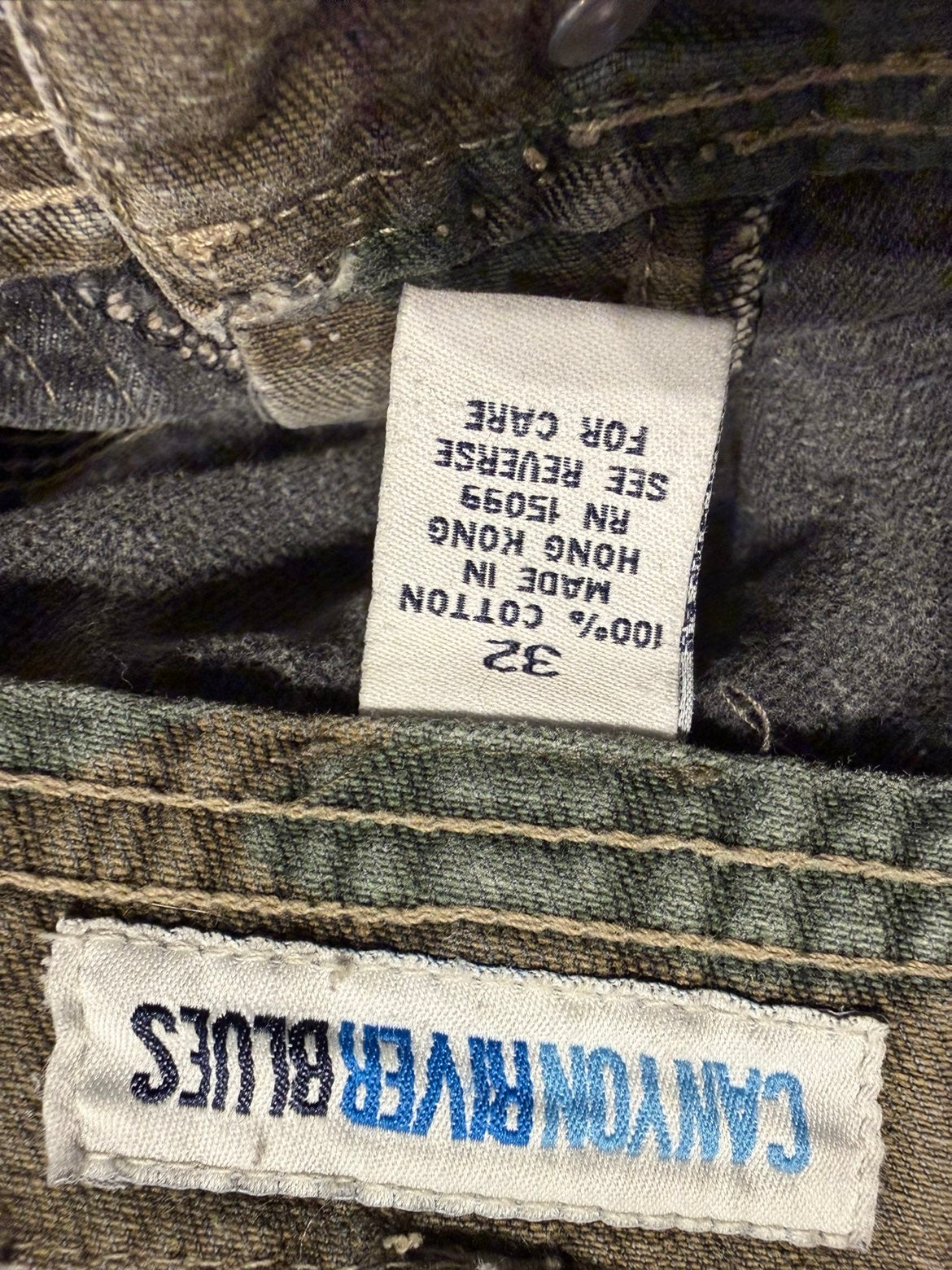 Y2k Camo Shorts 32