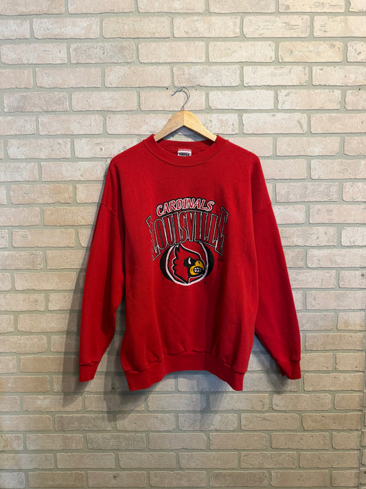 Vintage Louisville Cardinals Crewneck XXL