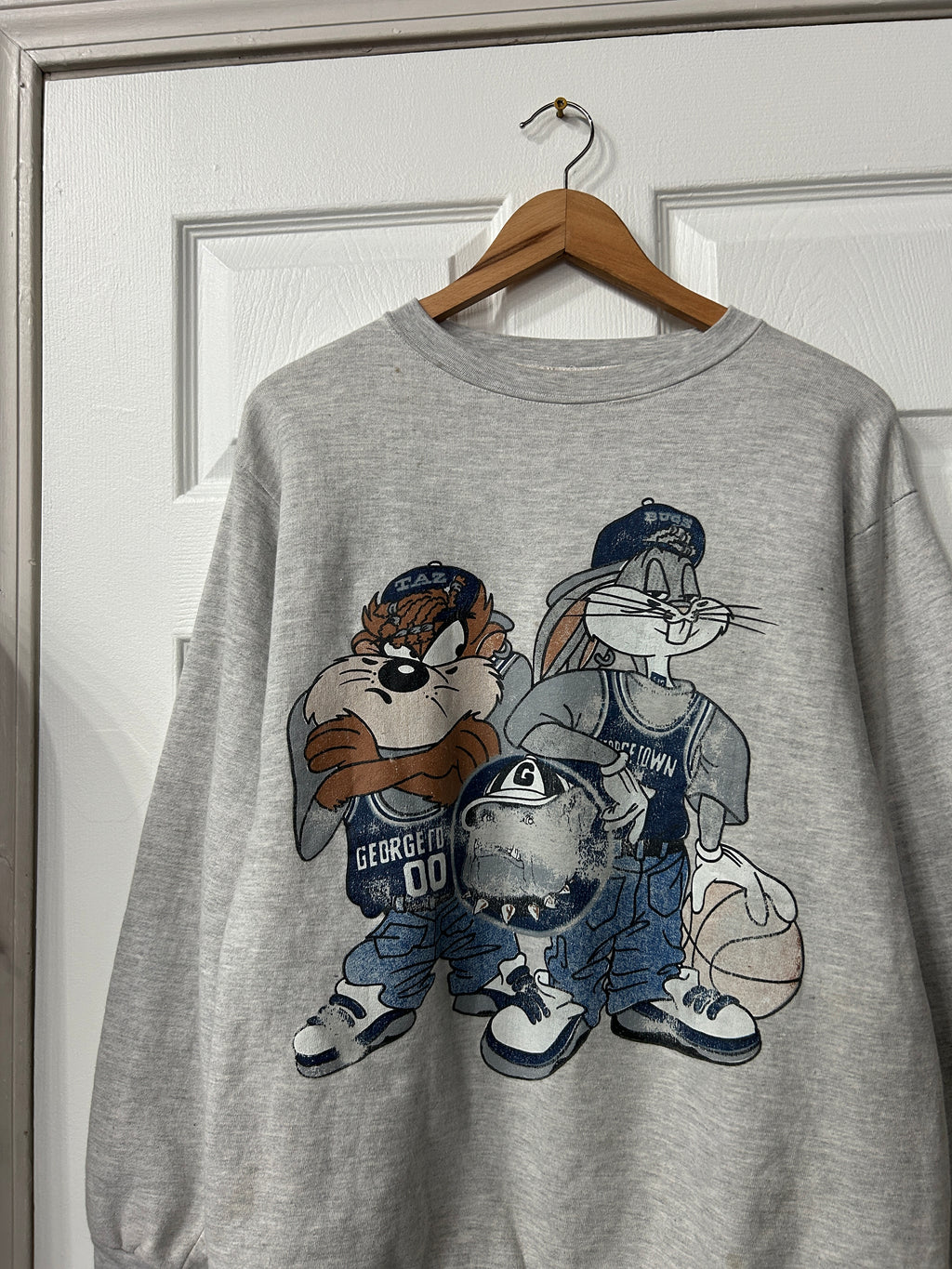 Vintage Georgetown Looney Tunes Crewneck L