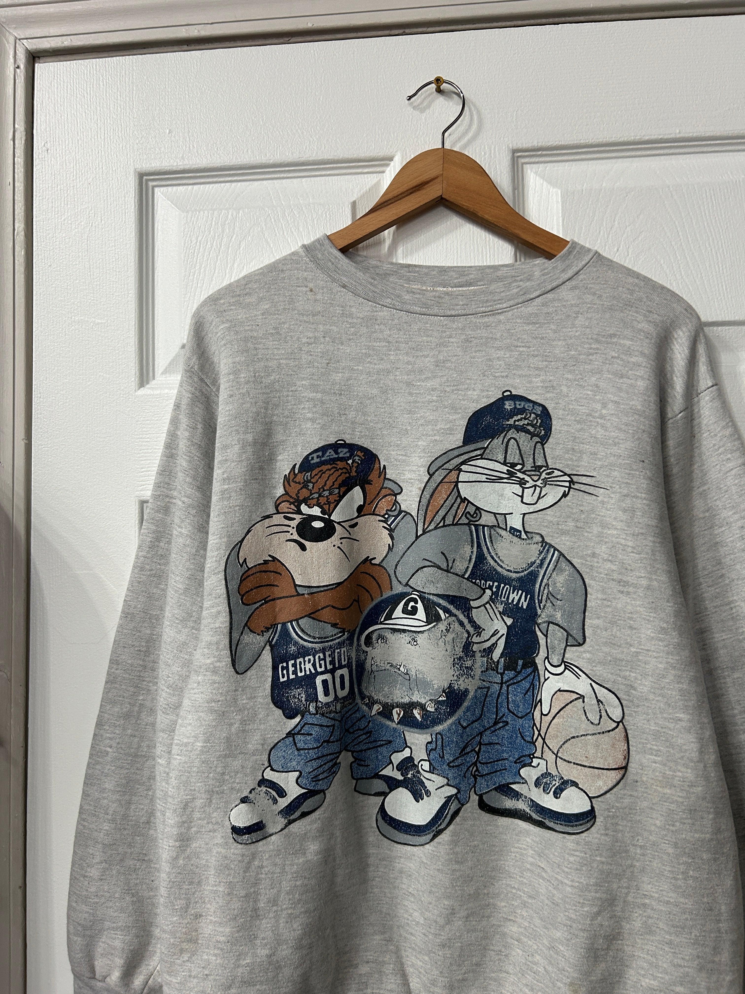 Vintage Georgetown Looney Tunes Crewneck L