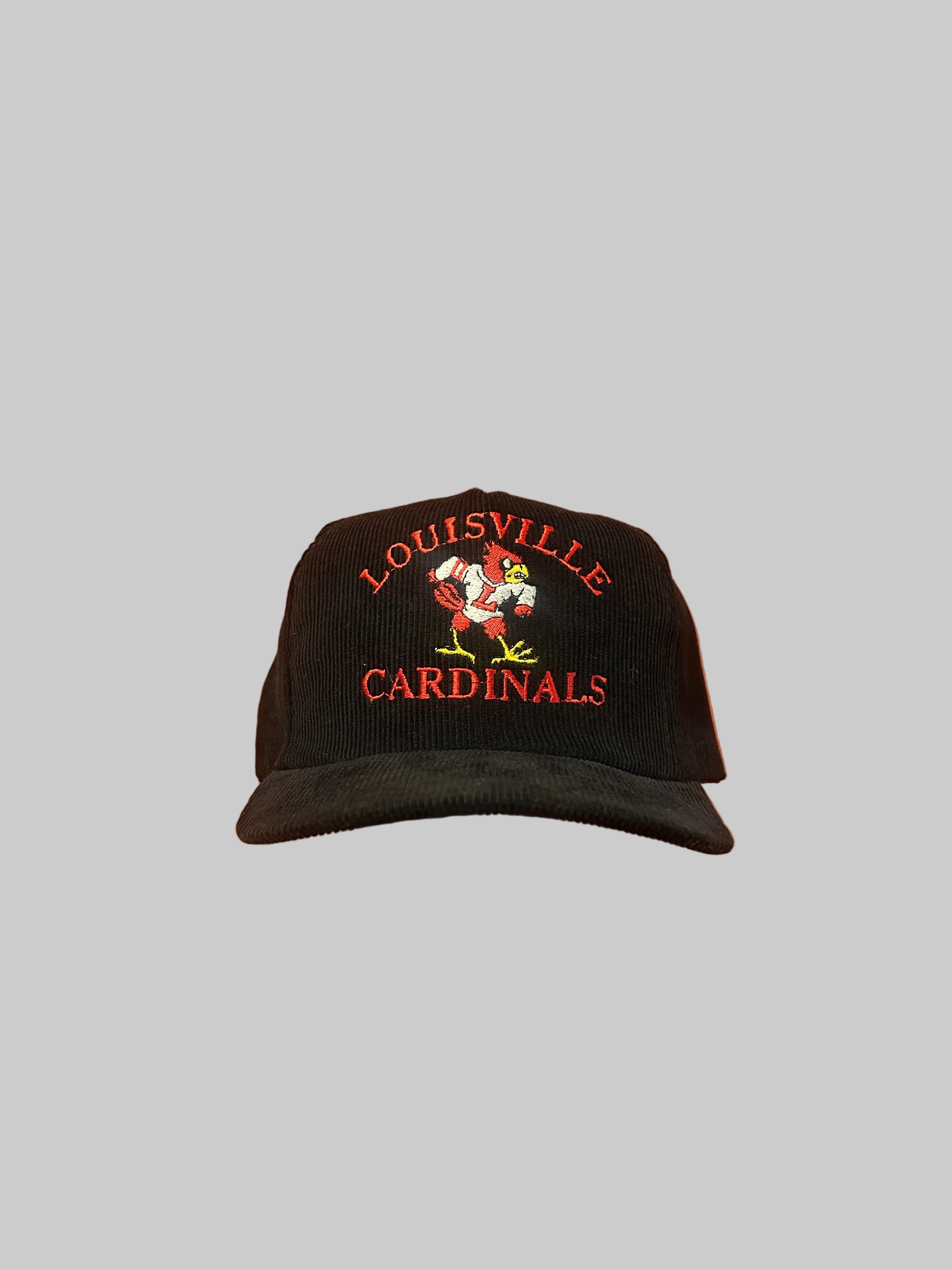 Vintage Corduroy Louisville Cardinals Hat