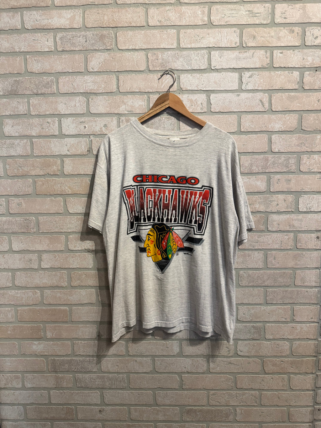 Vintage Chicago BlackHawks Tee XL