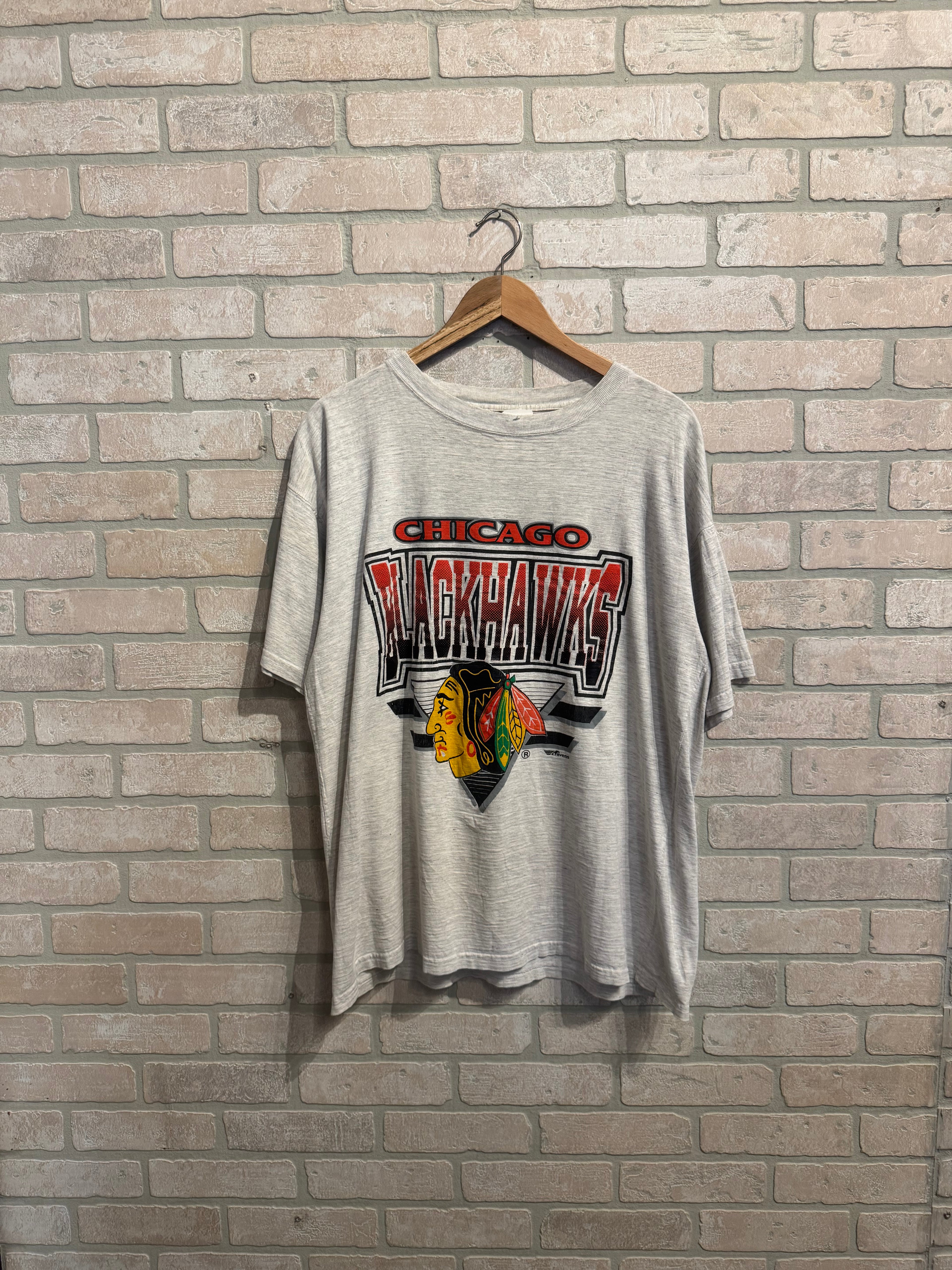 Vintage Chicago BlackHawks Tee XL