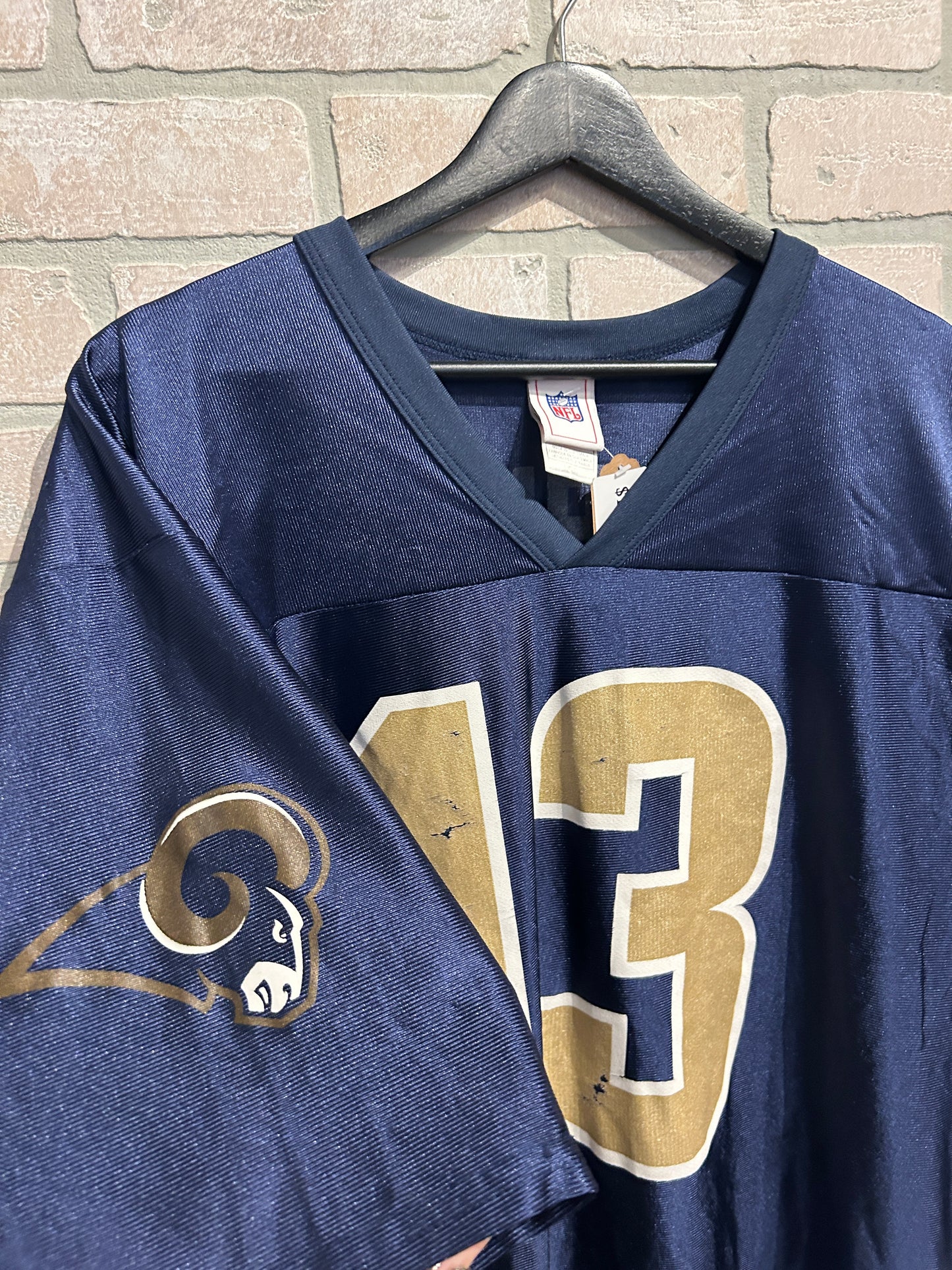 Kurt Warner Rams Jersey L