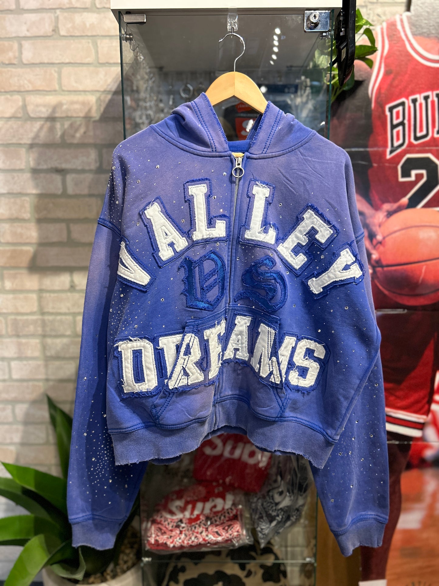 Vale Crystal Zip Hoodie XXL