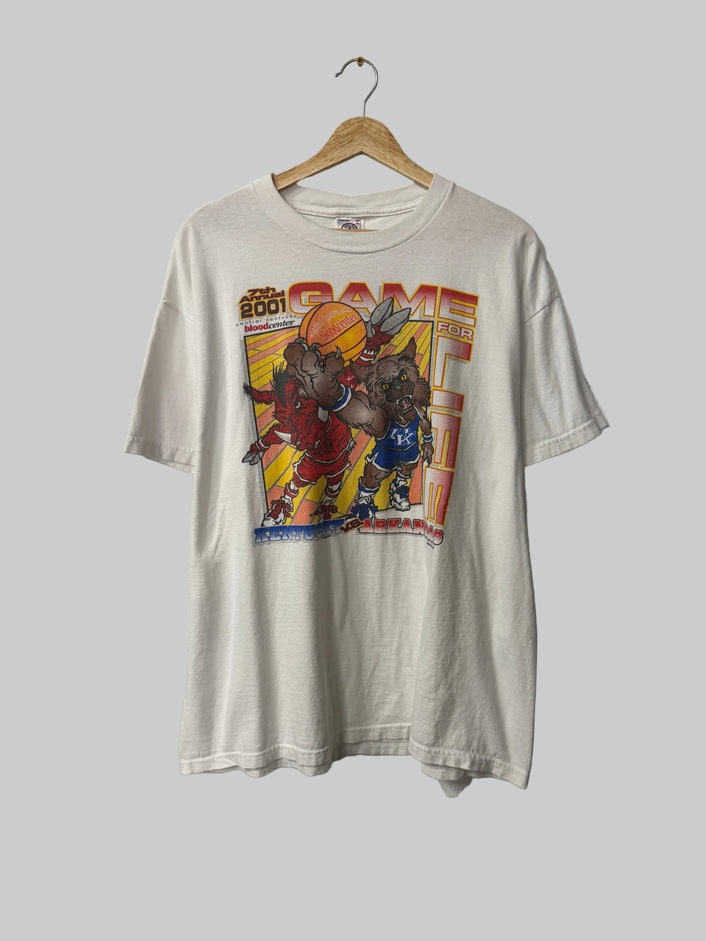 Vintage Kentucky vs Arkansas Tee XL