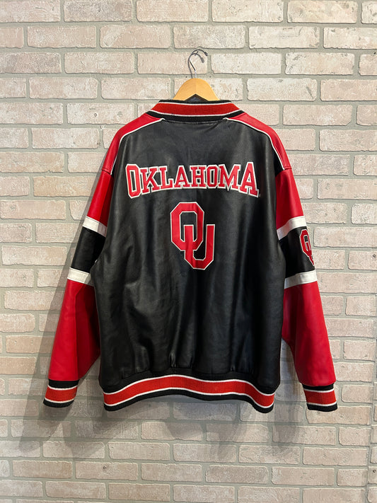 Vintage Oklahoma Leather Jacket XXL