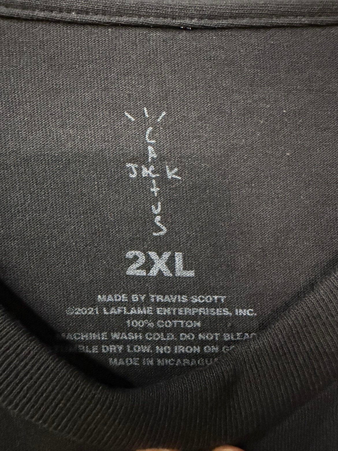Travis Scott Fragment Tee XXL