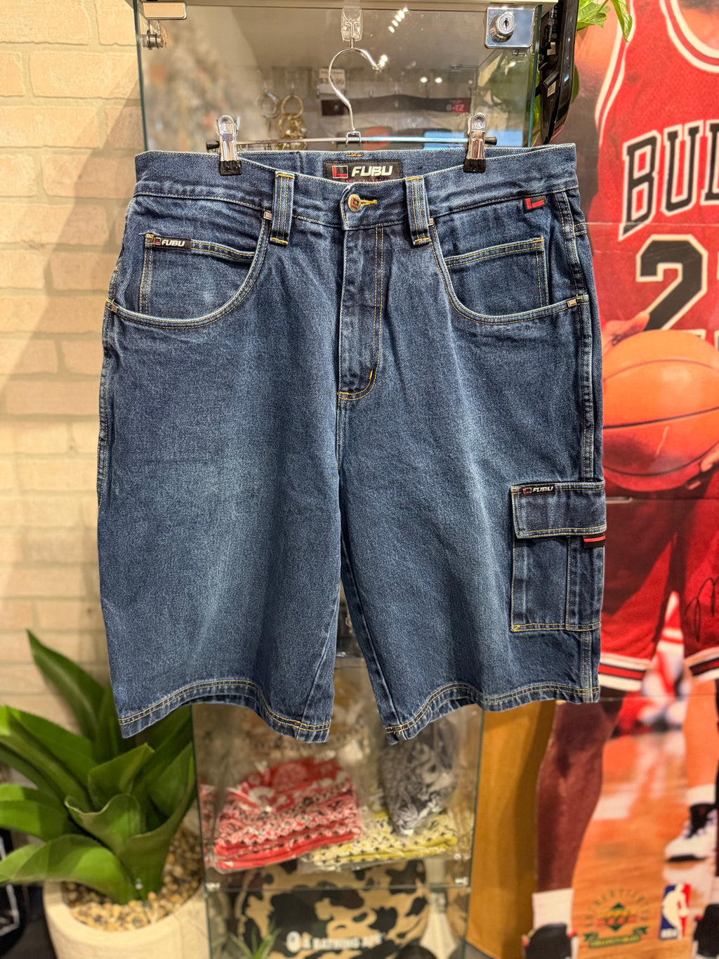 Vintage/y2k Fubu Jean Shorts 36