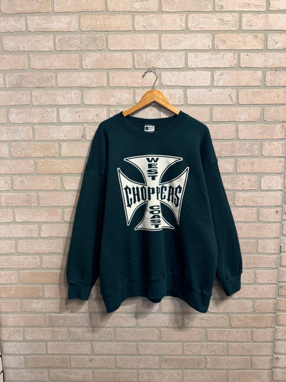 Vintage West Coasts Choppers Crewneck XL