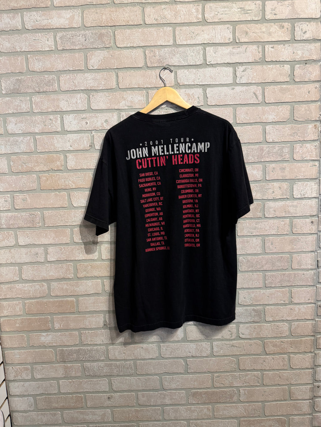 Vintage John Mellencamp Tee XL