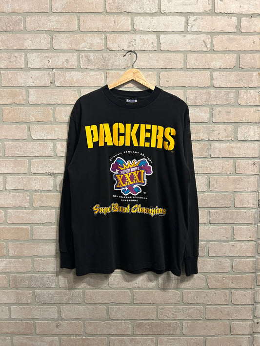 Vintage Green Bay Packers Tee M