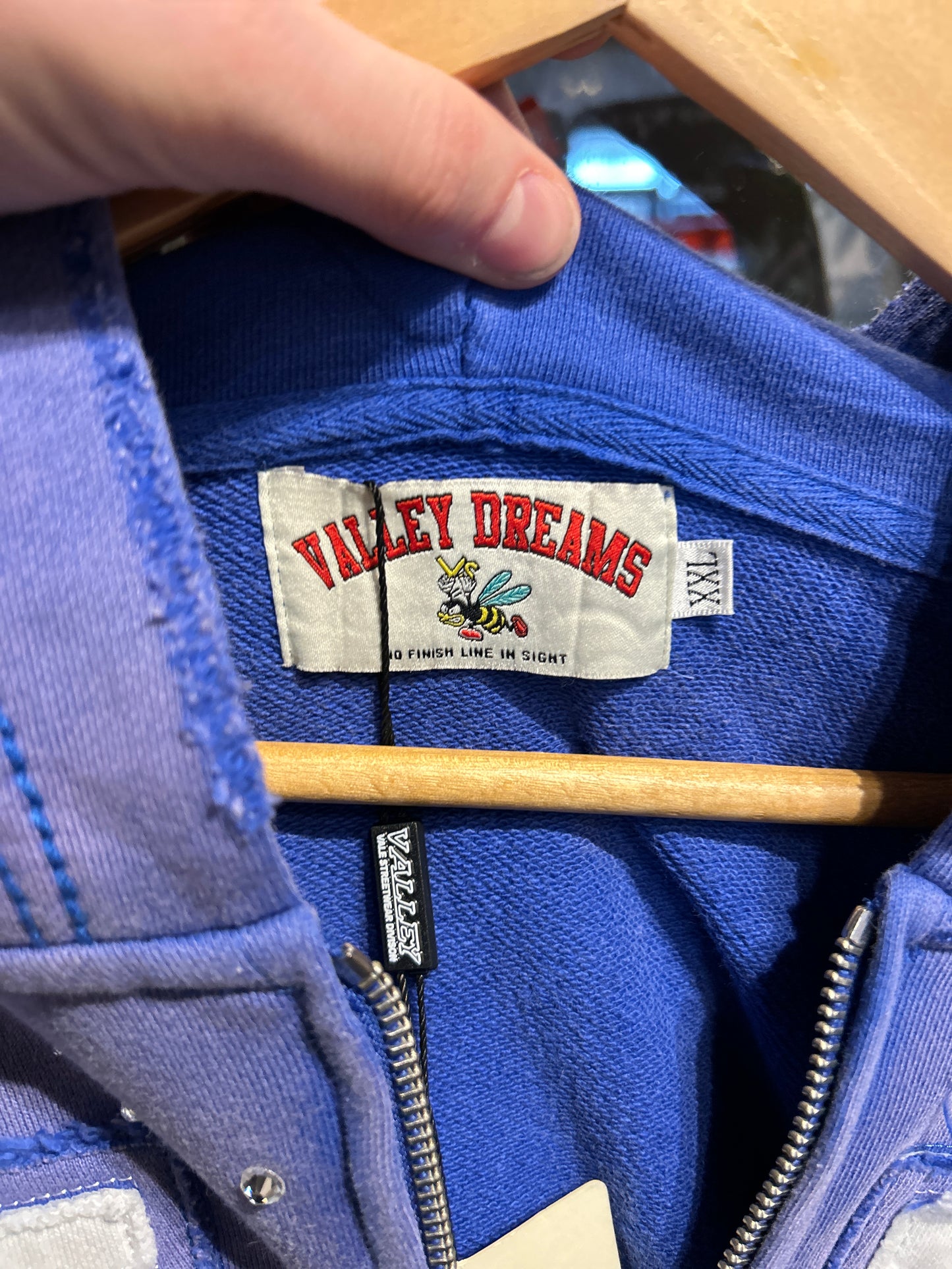 Vale Crystal Zip Hoodie XXL