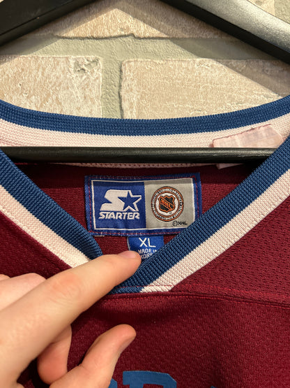 Vintage Avalanche Hockey Jersey XL
