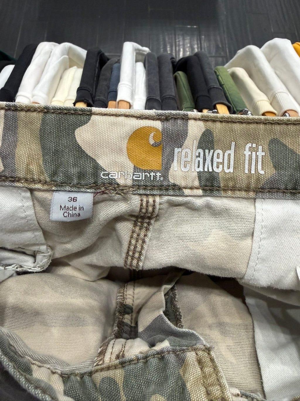 Carhartt Camo Shorts 36