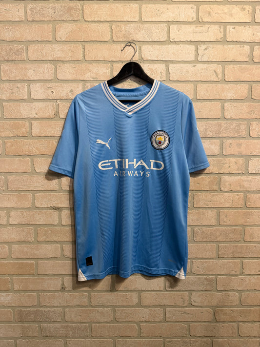 Manchester City Soccer Jersey L