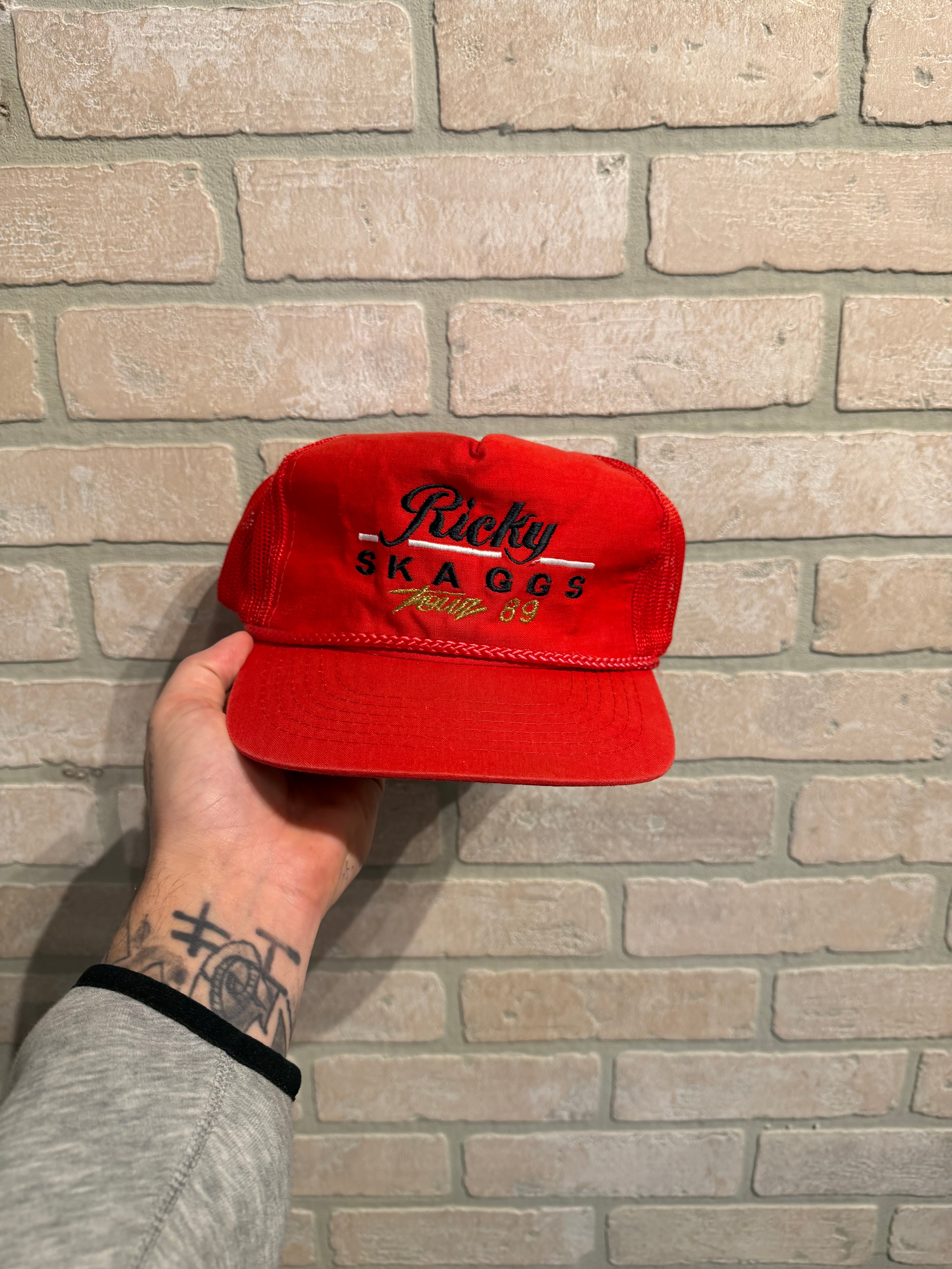 Vintage Ricky Skaggs Tour Hat