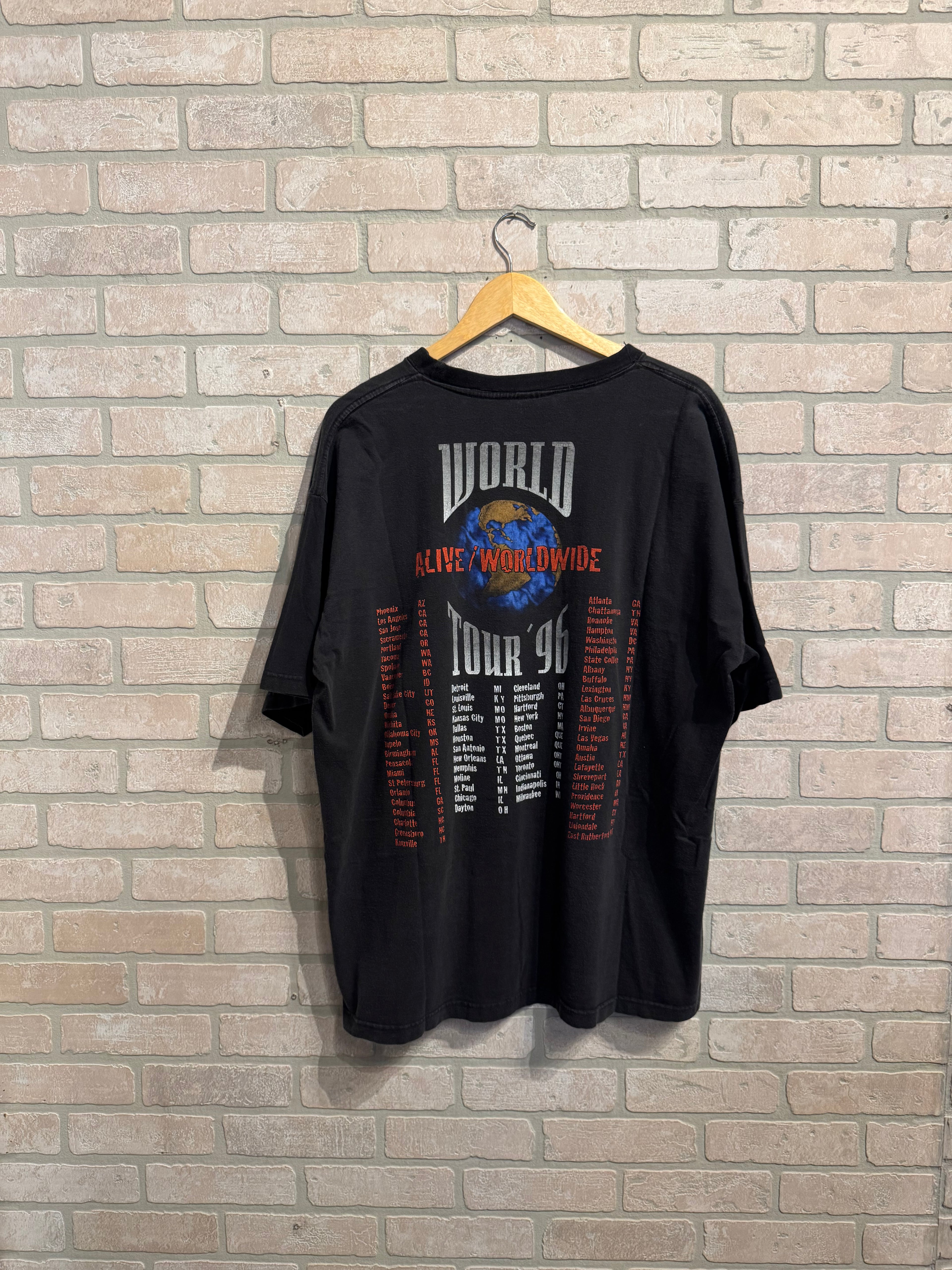 Vintage Kiss Tour Tee XXL