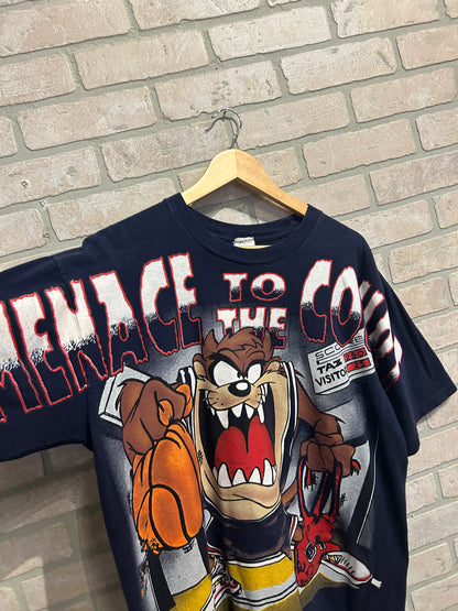 Vintage Taz AOP Tee L