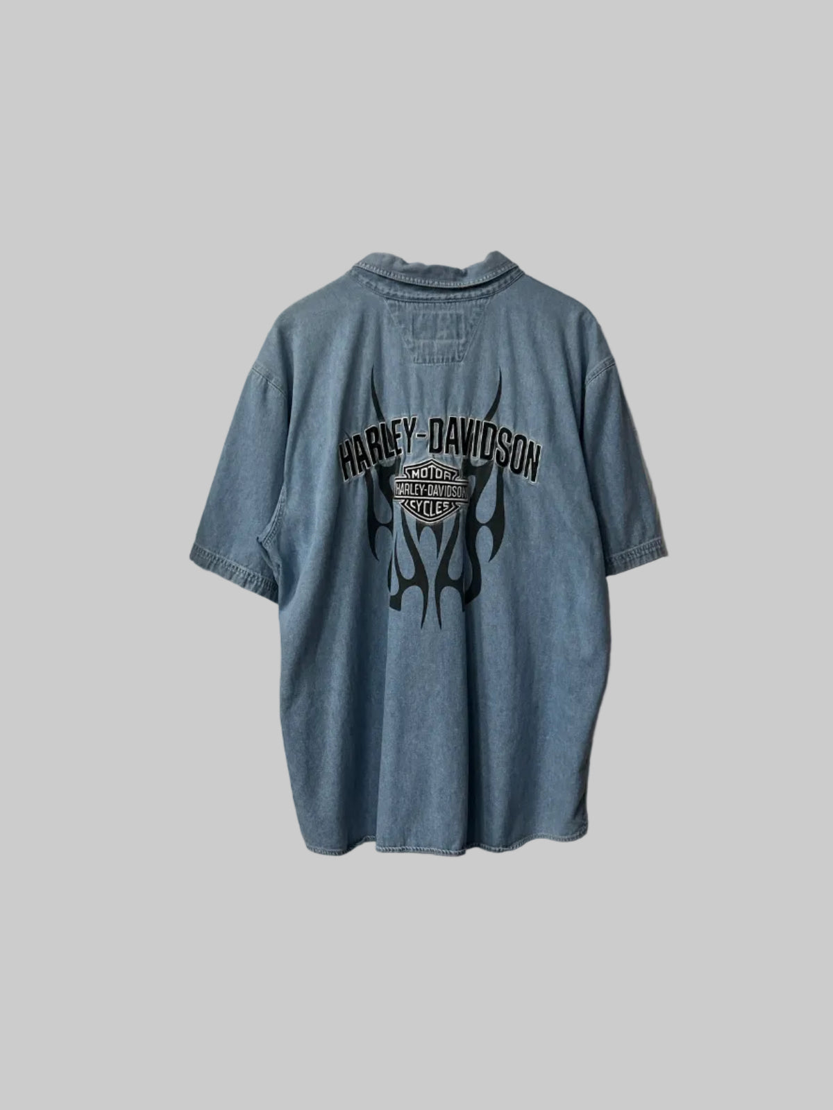 Vintage Harley Davidson Button Up XL