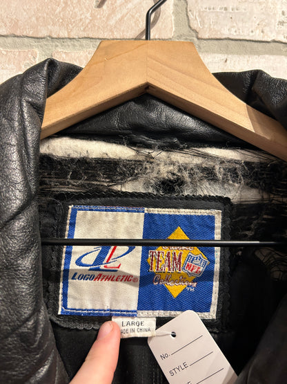 Vintage Leather Packers Sharktooth Jacket L