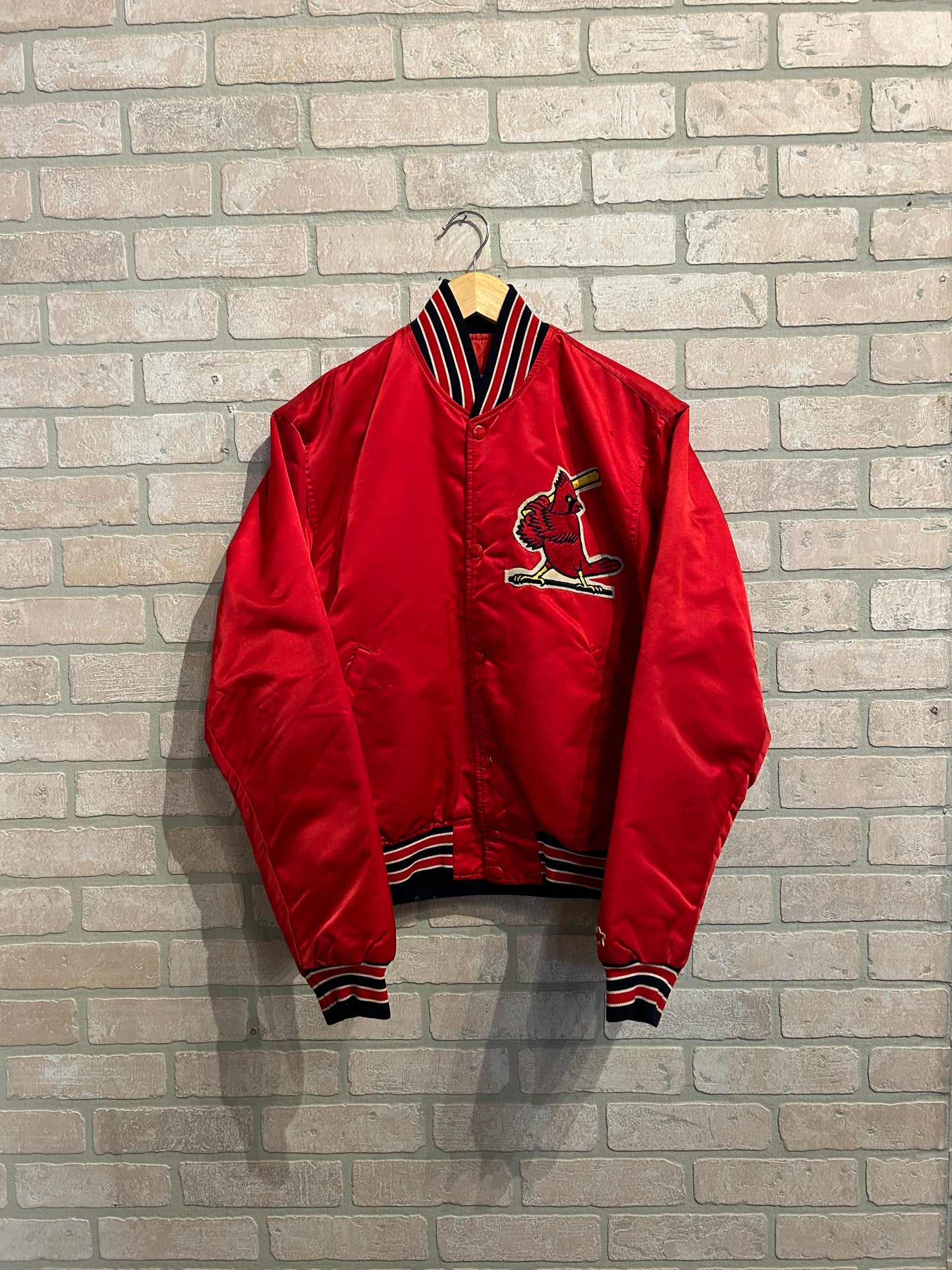 Vintage St Louis Cardinals Satin Jacket S