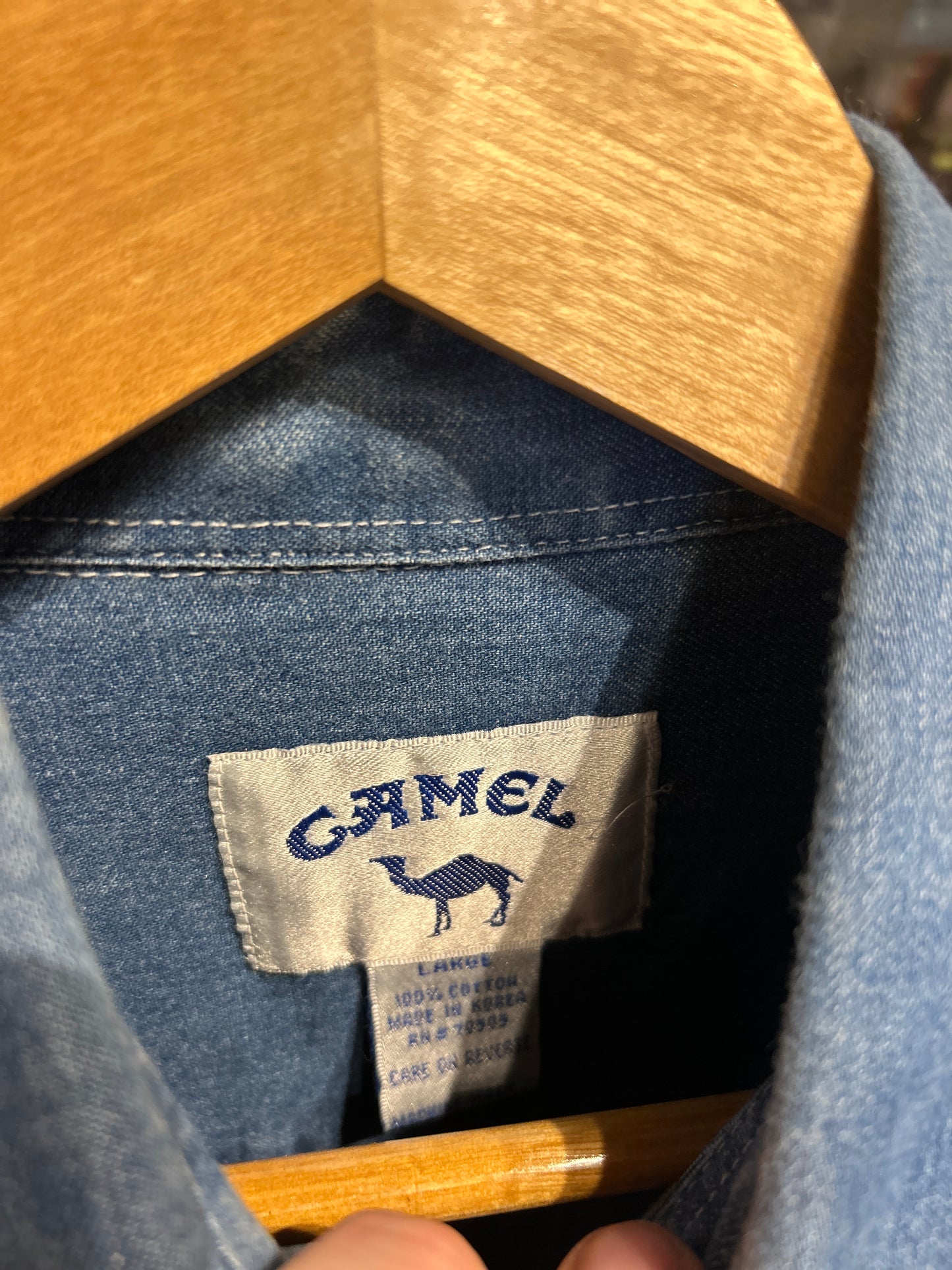 Vintage Camel Jean Jacket L