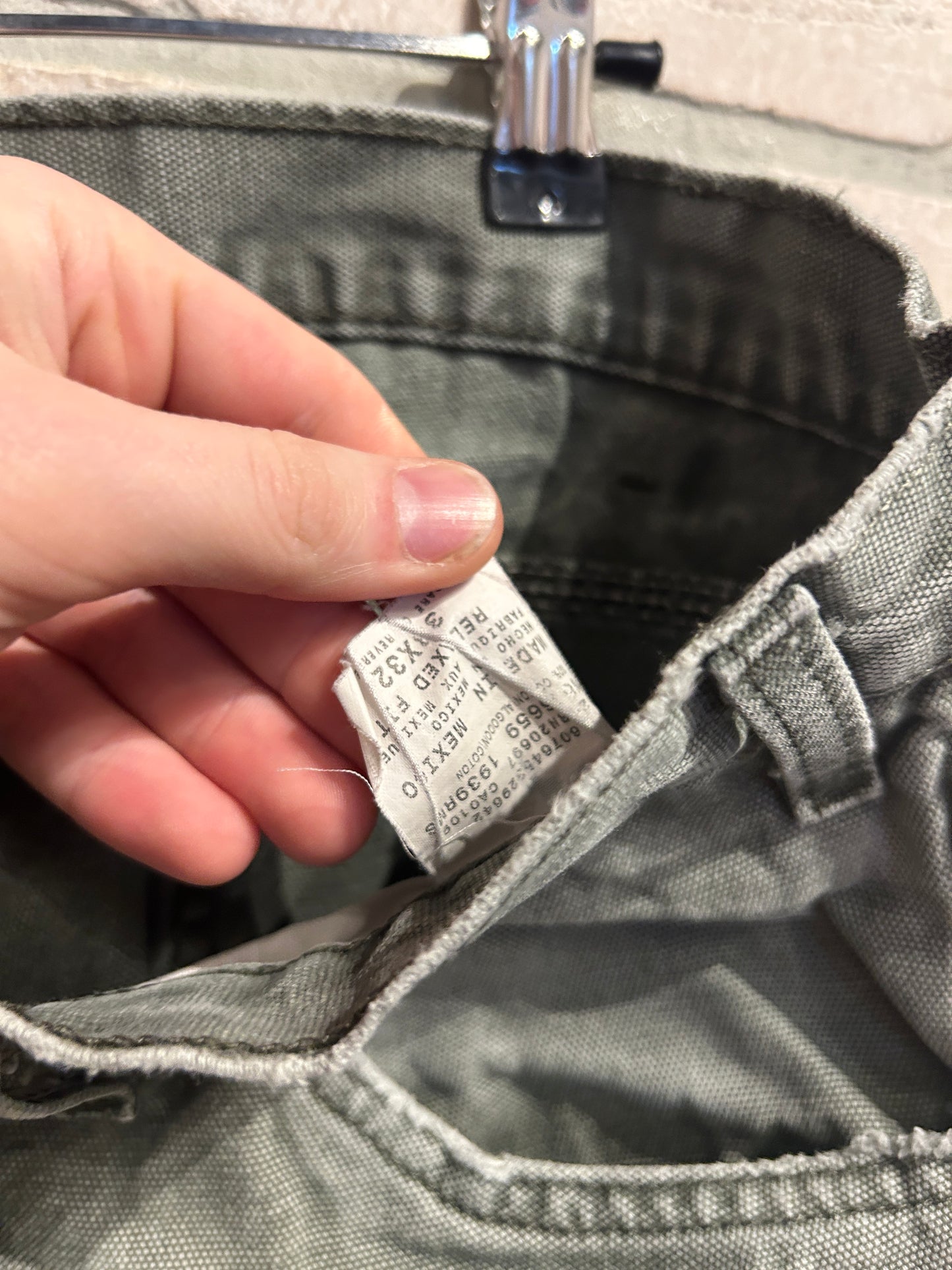 Olive Dickies Cargo Pants 38x32