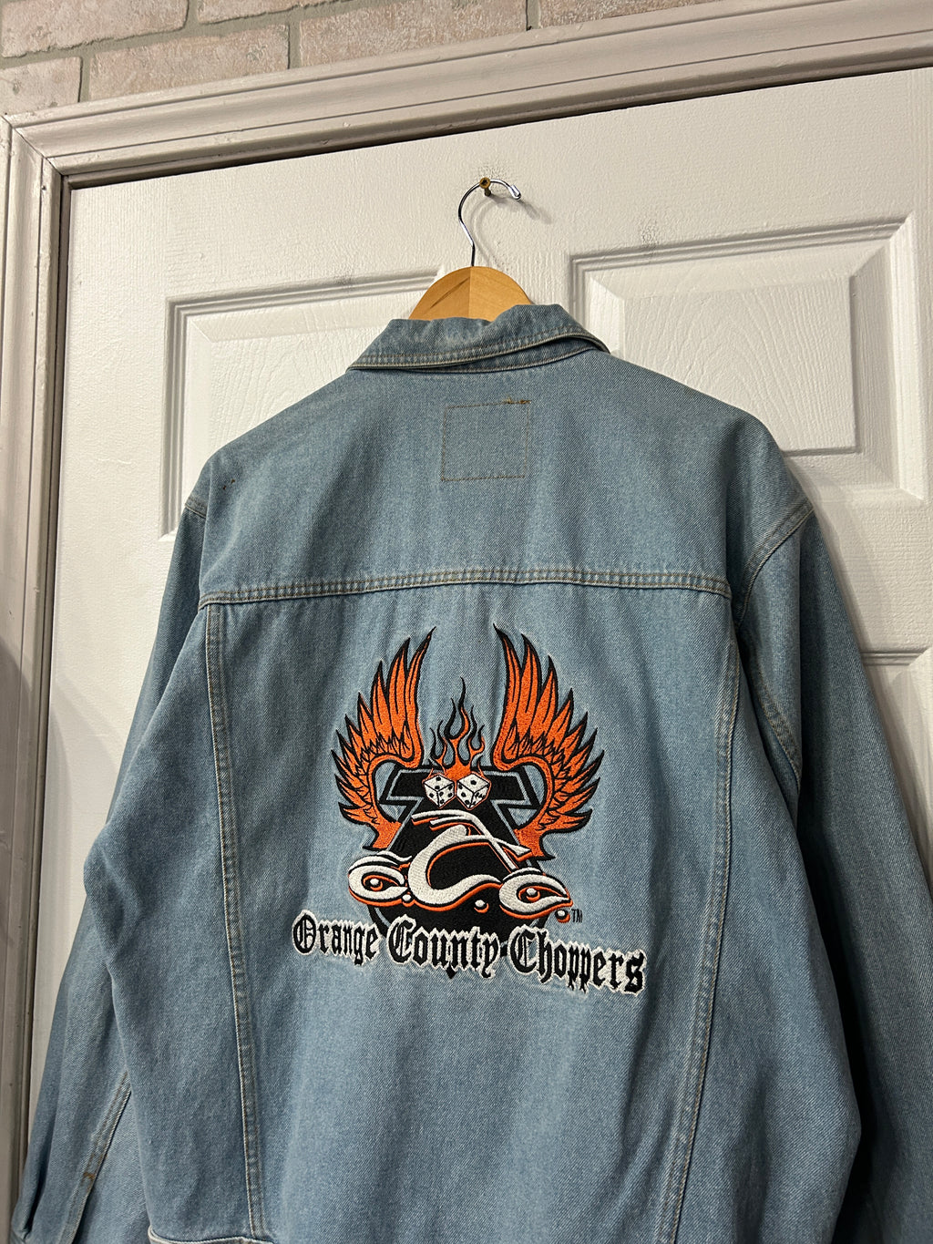 Vintage Orange County Choppers Jean Jacket L