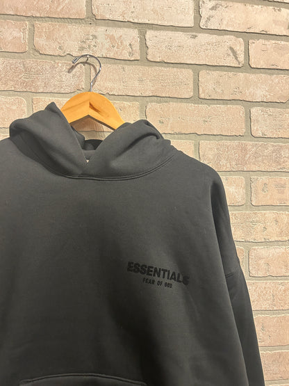 Black Essential Hoodie