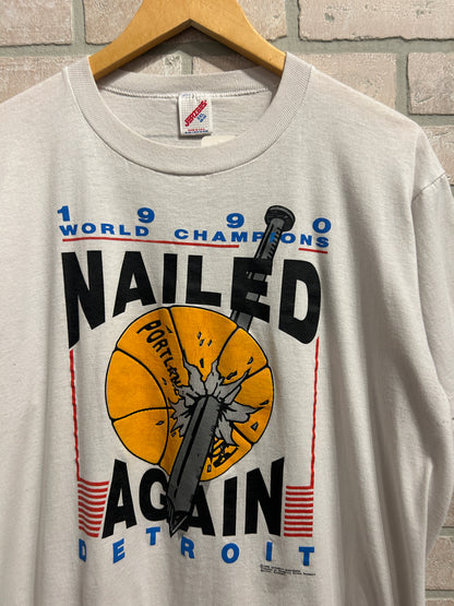 Vintage Detroit Pistons Tee L