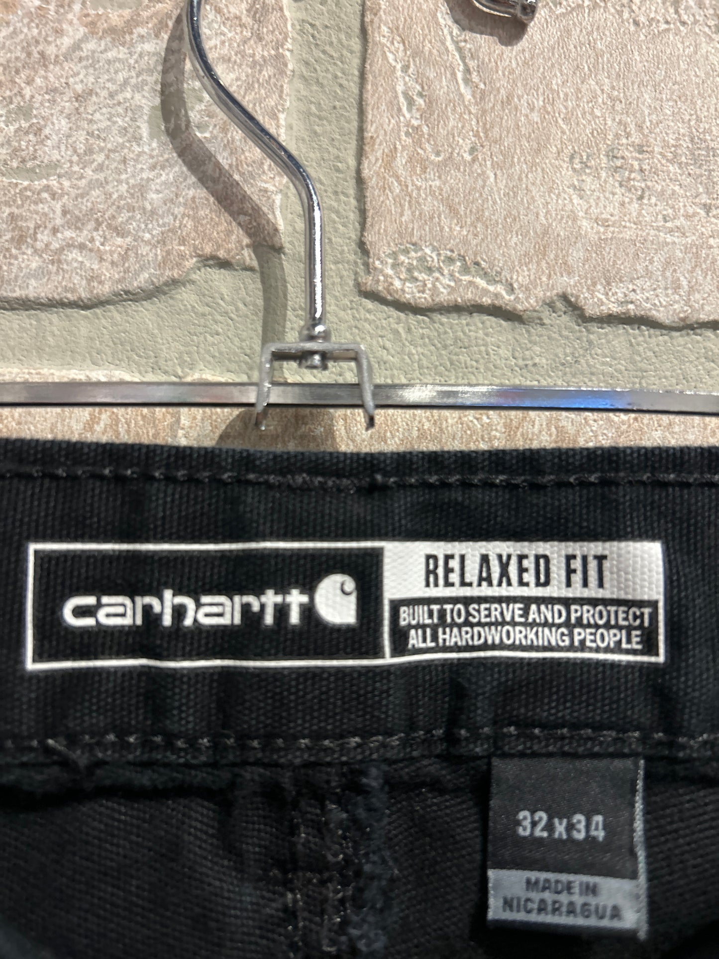 Black Carhartt Pants sz 32x34