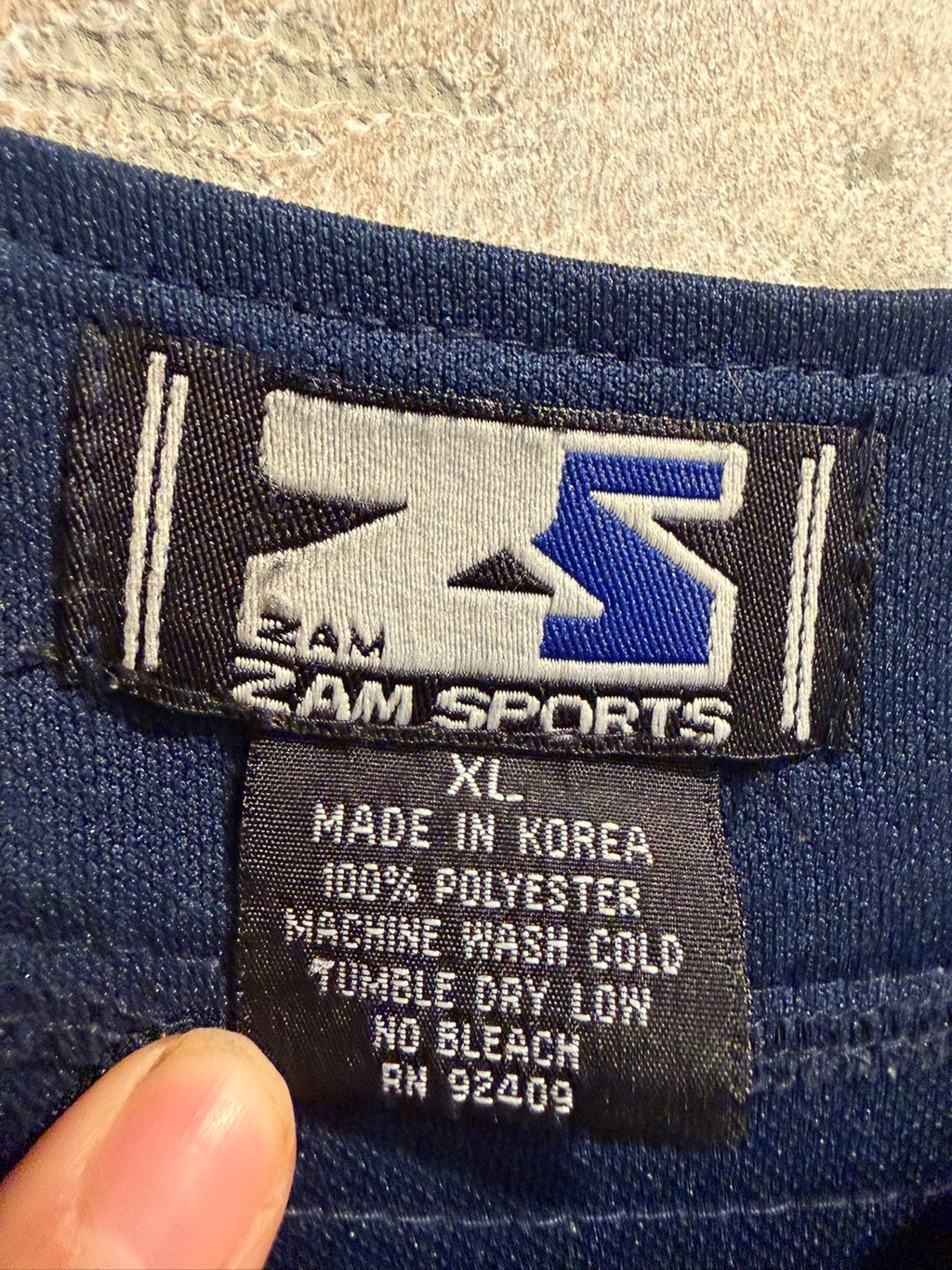 Y2k New York Baseball Jersey XL