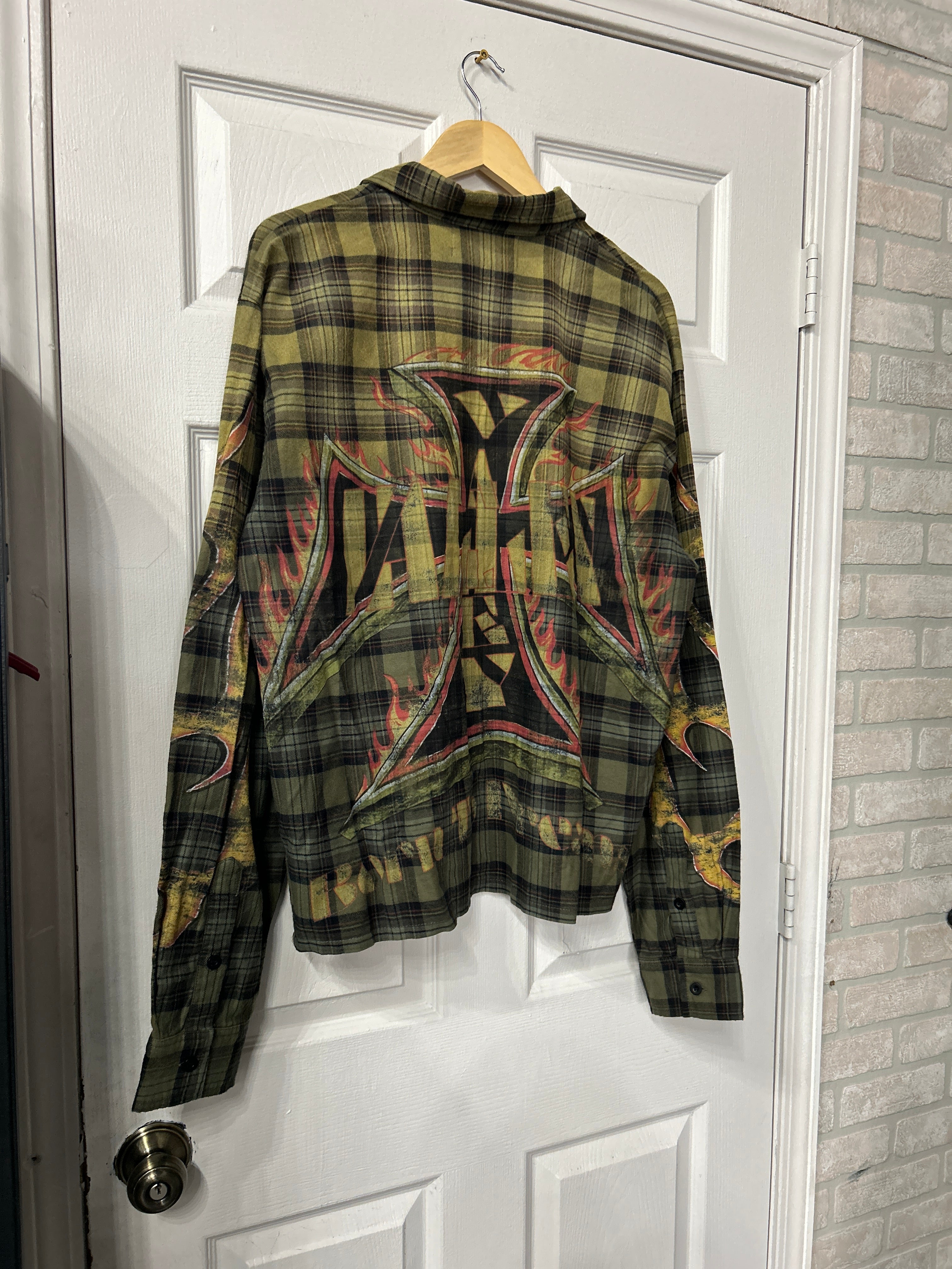 Vale Flame Flannel L