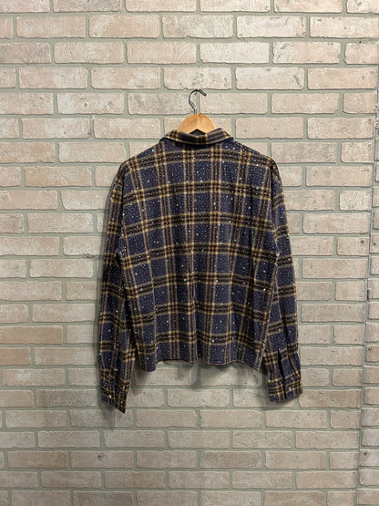 Vale Rhinestone Flannel
