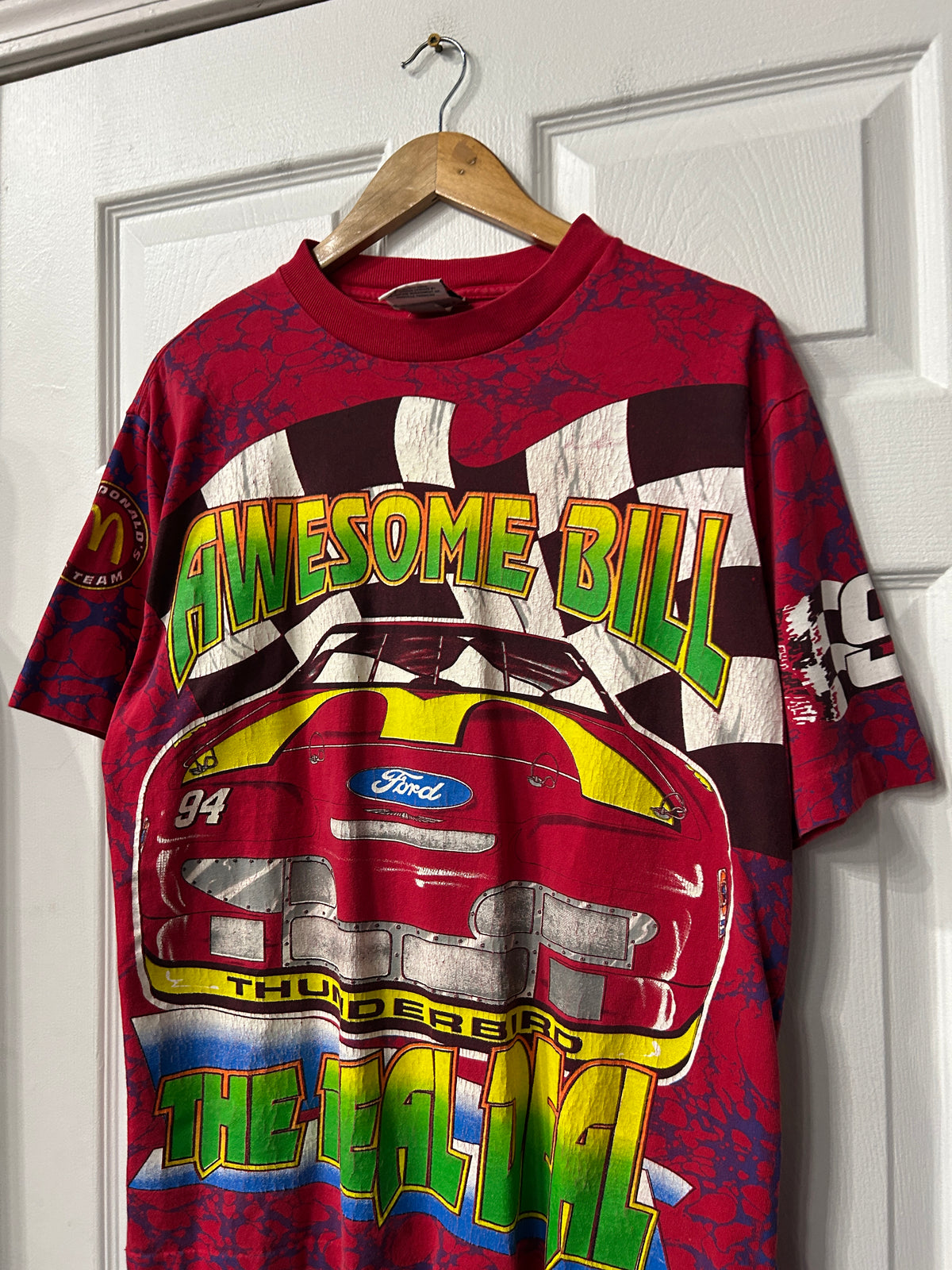 Vintage McDonalds Nascar Tee L