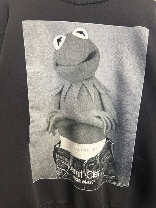 Vintage Calvin Klein Kermit Crewneck L
