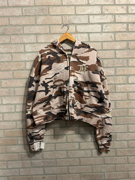 N’oublie Pas Camo Hoodie M
