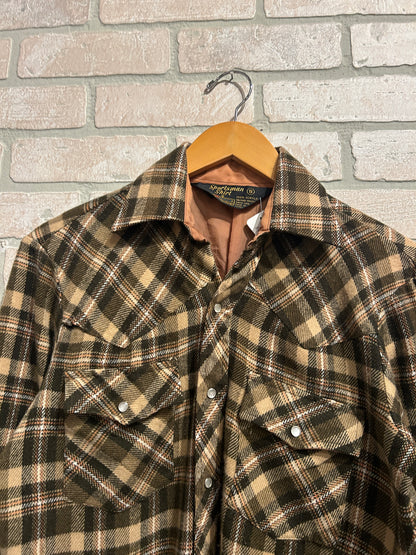Vintage Brown Flannel S