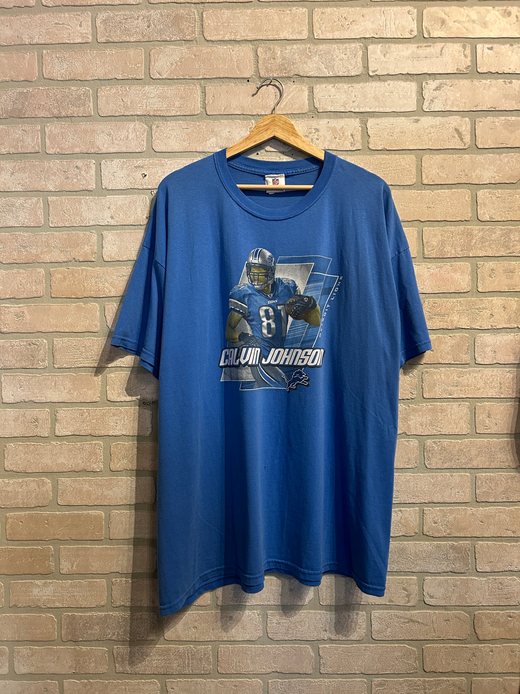 Vintage Calvin Johnson Lions Tee XXL