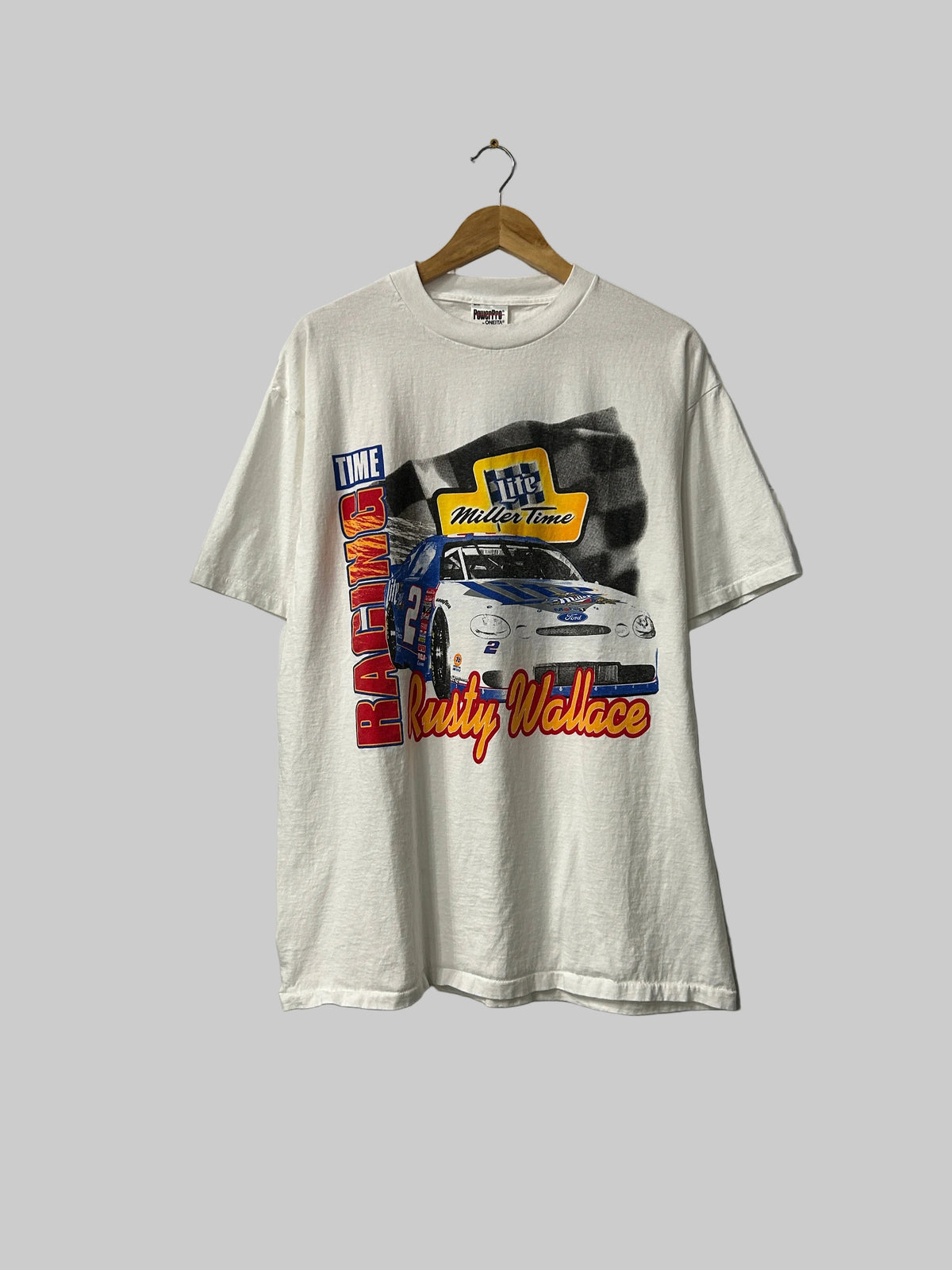 Vintage Nascar Miller Lite Tee XL