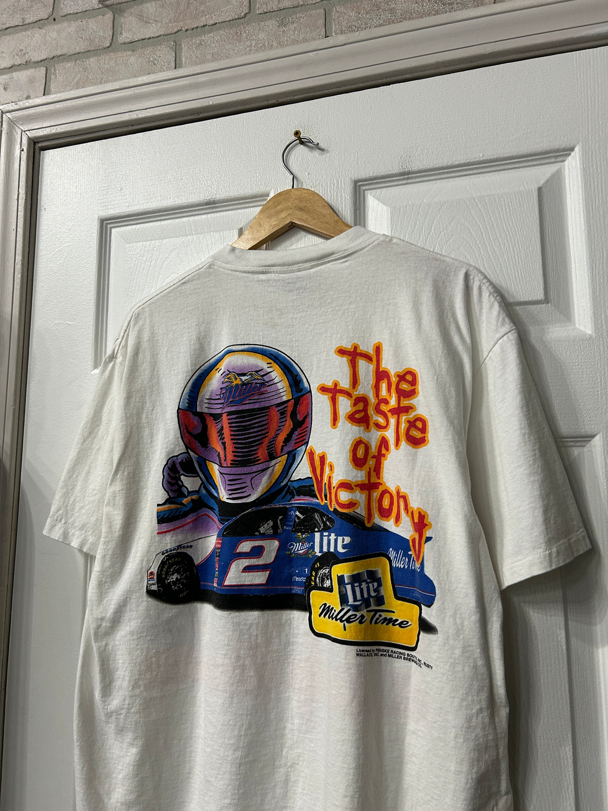 Vintage Nascar Miller Lite Tee XL