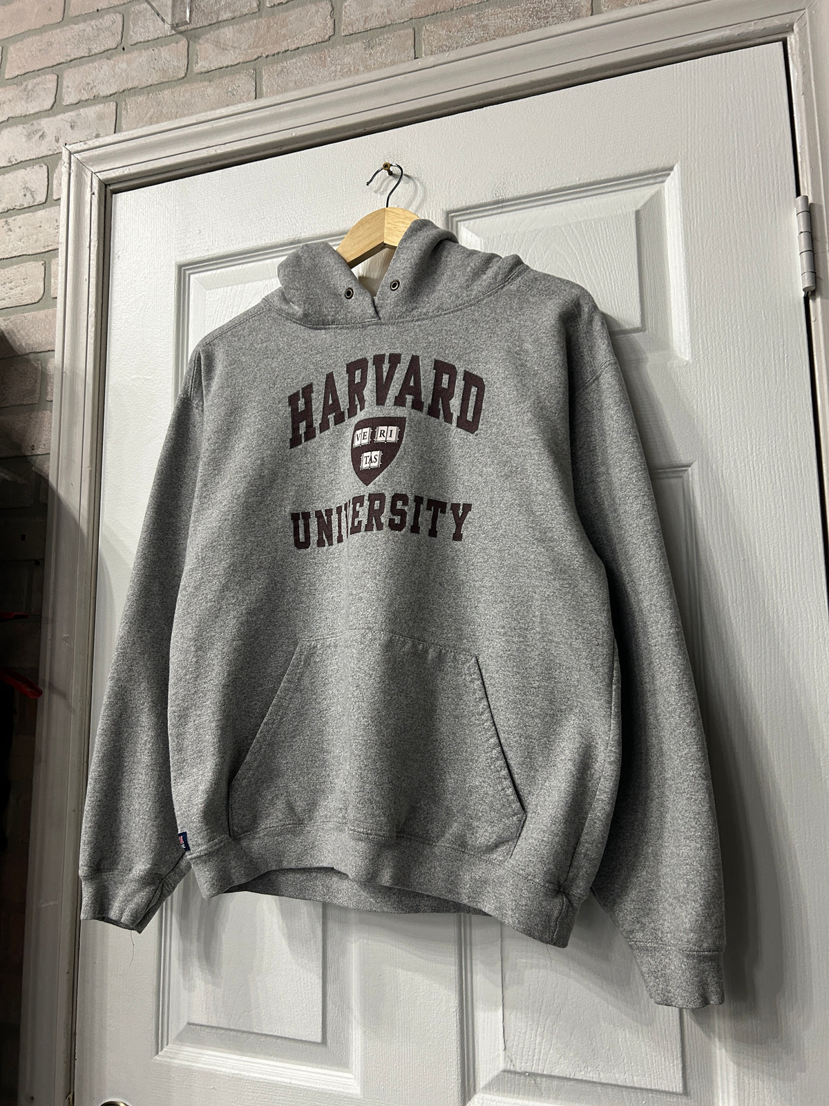 Vintage Harvard University Hoodie L
