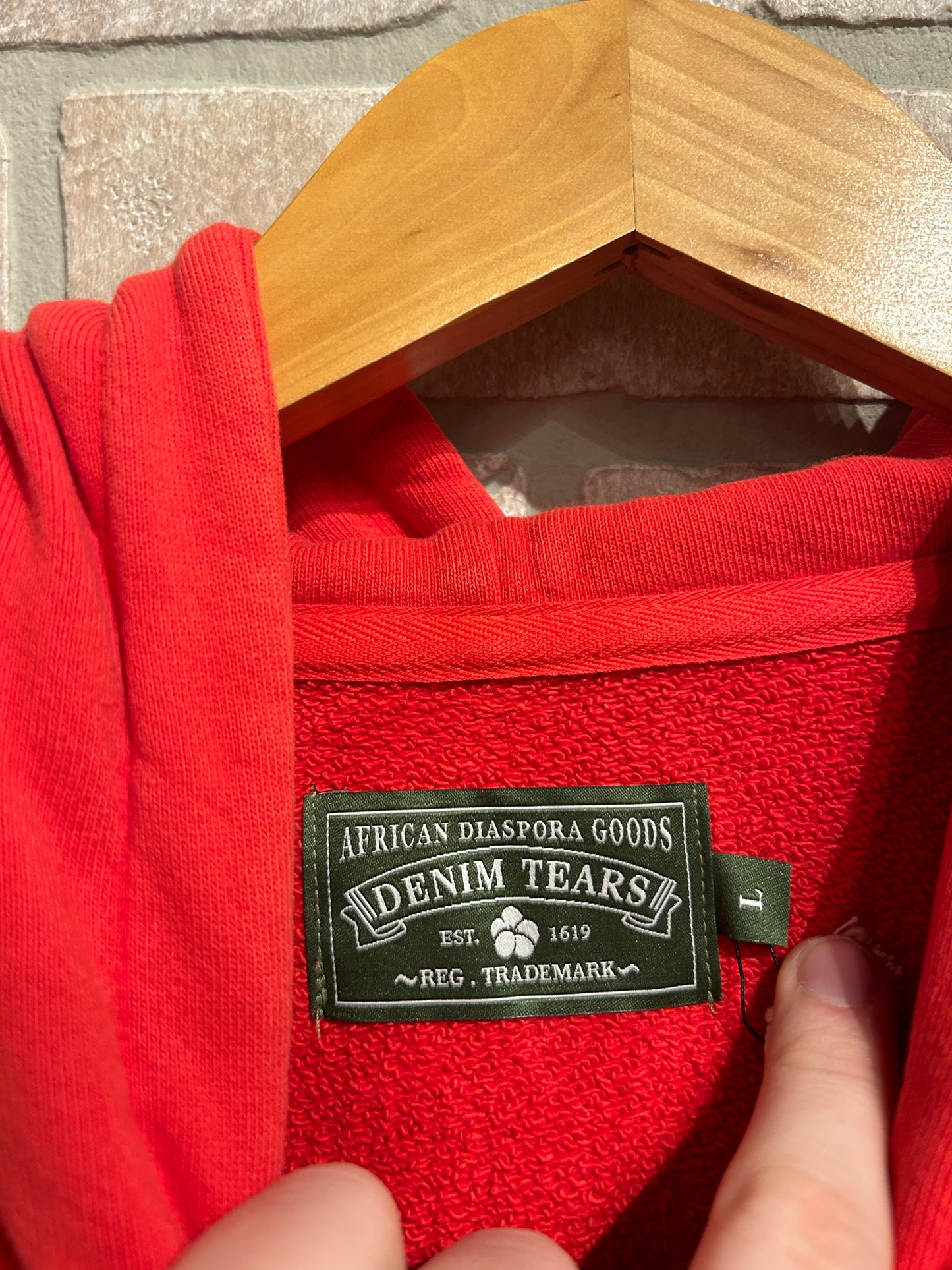 Denim Tears Zip Hoodie L