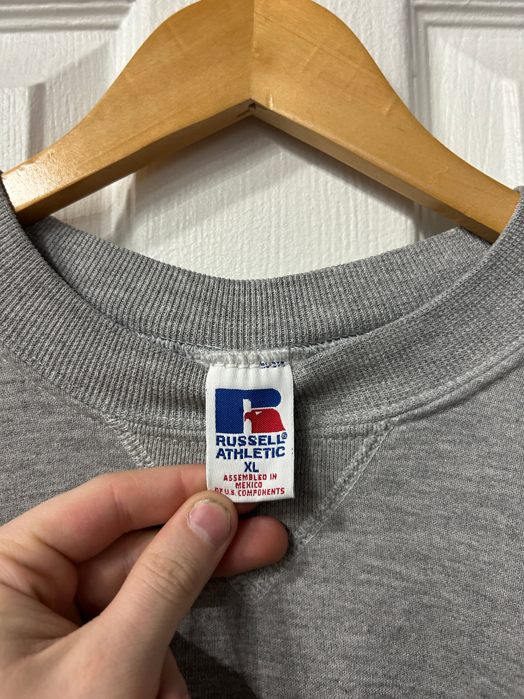 Vintage Grey Russell Crewneck XL
