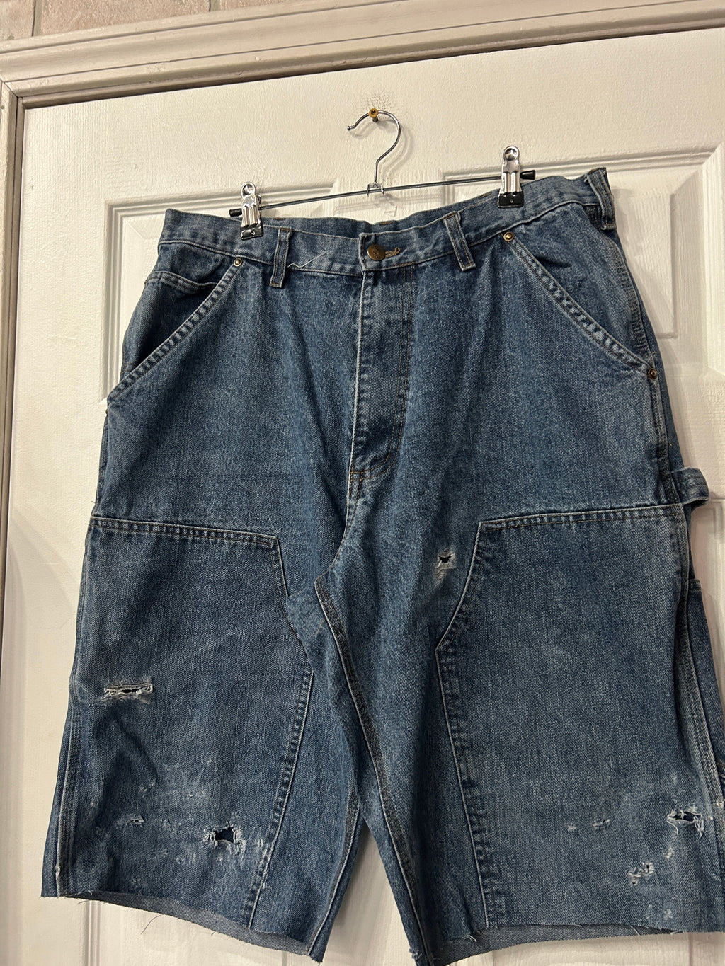 Vintage Double Knee Jean Shorts 36